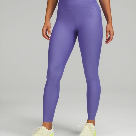 NWT lululemon SenseKnit HR Running Tight28" Charged Inidgo MSRP$168 Size 14 - Picture 4 of 9